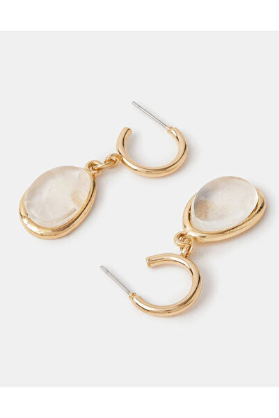 Accessorize STONE SHORT DROP White