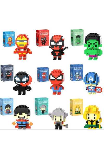 BTİCARET Bricks Örümcek Adam LEGO – Süper Kahraman Yapı Oyuncağı