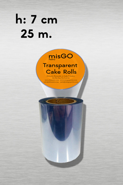 Dekamis Pasta Yan Decor 7X25 / Ultra Thick Unprinted Transfer Gelatin / Trans...