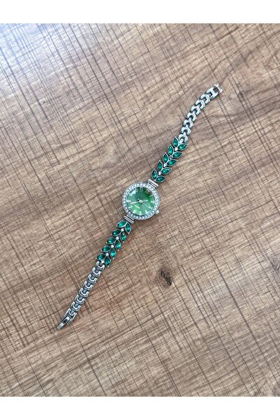 LOOQ Vintage Stone Patterned Women's Wristwatch