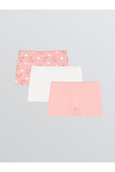 LC Waikiki Boxeri pentru fete imprimate LCW Kids 3 piese (W5)