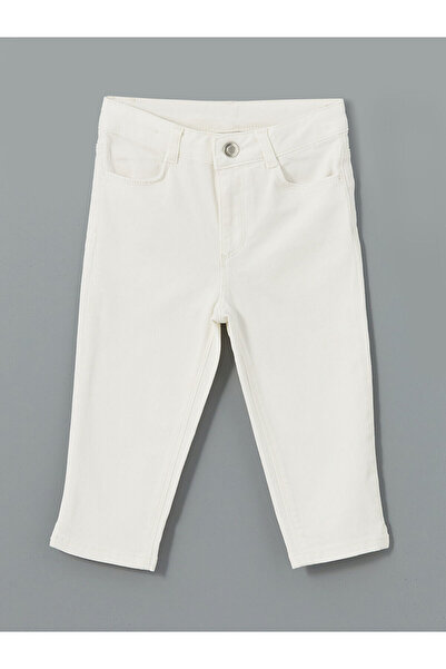 LC Waikiki Peak New Season Adjustable Waist Elasticated Girls' Capri Pants