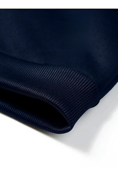 Baxia KıZ Çocuk BUTTERFLY BaskıLI Kapşonlu Hırka Sweatshirt FERMUARLI LACİVERT RENK