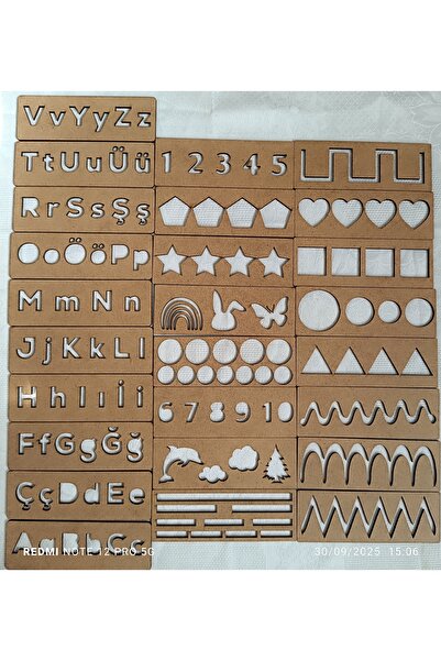 Forester Toys El Kası Gelistirici şekiller ve Alfabe seti