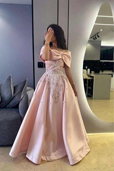 narvenia فستان شجره الاحلام كلوش ميكادو طويل