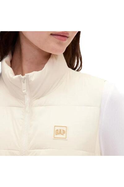 GAP 791282004 V-Frch Logo Lw Puffer Vest Kadın Yelek
