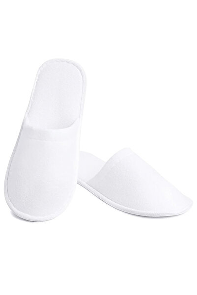 OEM Papuci de hotel, calitate hotelieră, burete, talpă de cauciuc, ambalaj individual, mărime universală, alb