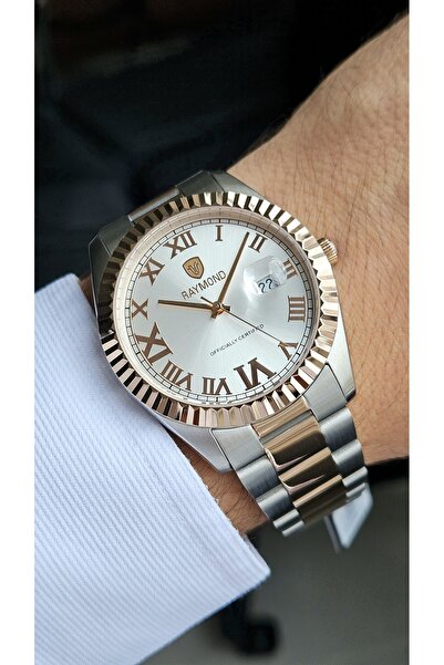 Raymond Rym-611821 Men's Wristwatch - New Season - Quartz - Stainless Steel - Guaranteed - Original