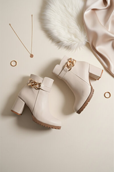 Brielfy Winter's Approach Жіночі ботильйони з золотистим ланцюжком і застібкою-блискавкою