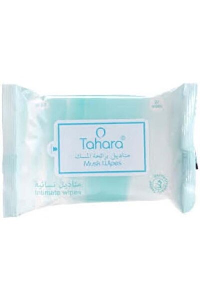Tahara مناديل مسك حميمة، 20 قطعة، بيضاء، 4 جرام
