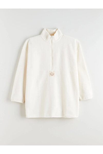 LC Waikiki guler ridicat cu imprimeu Polar pentru femei Swea tricou Tunica