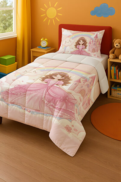 Viadela Rainbow Princess Children's Quilt