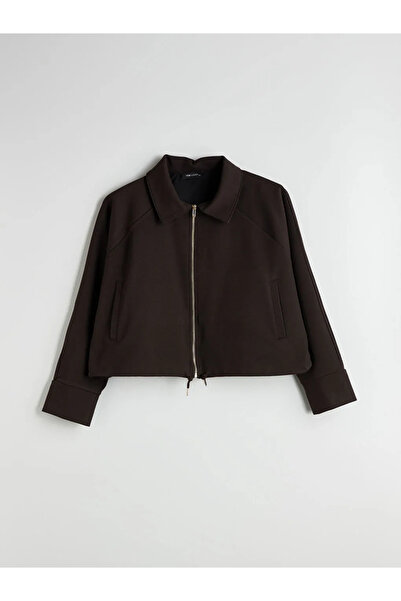 LC Waikiki Gömlek Yaka Oversize Kadın Ceket