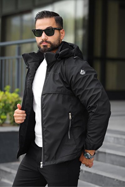 DOXGER Northland Erkek Su ve Rüzgar Geçirmez Kışlık Mont Regular Kalıp, İçi K...