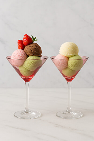 grandora 2'li Şık Dondurma Kase Seti