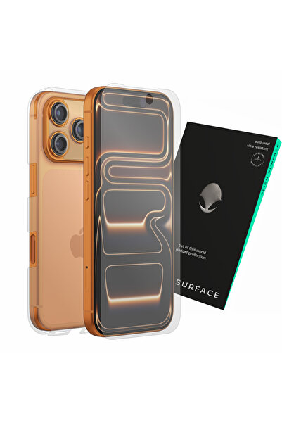 Alien Surface Folie regenerabila ecran transparent si spate mat pentru Apple iPhone 17 Pro