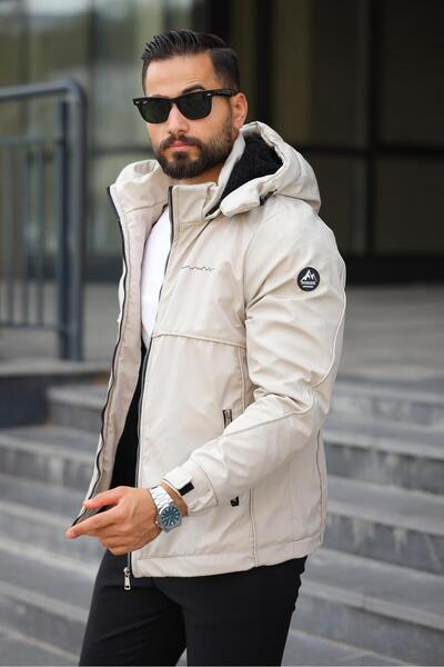 DOXGER Northland Erkek Su ve Rüzgar Geçirmez Kışlık Mont Regular Kalıp, İçi K...