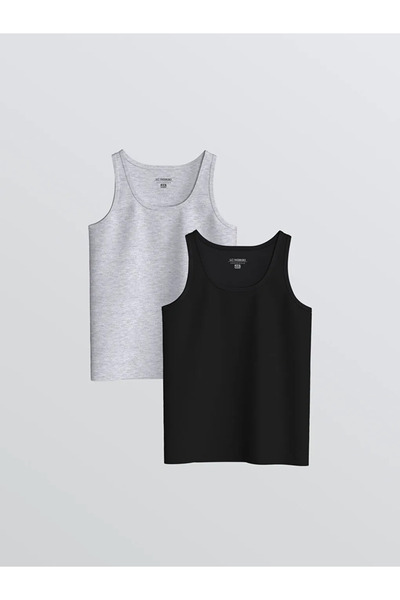 LC Waikiki Crew Neck Boy's Undershirt 2-pack