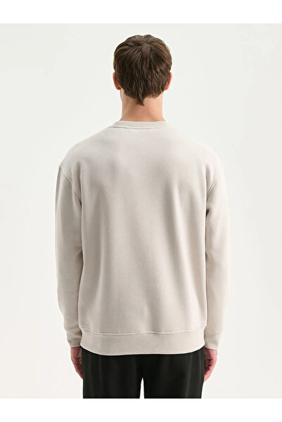 LC Waikiki Ανδρικό χοντρό φούτερ με μακρυμάνικο λαιμόκοψη