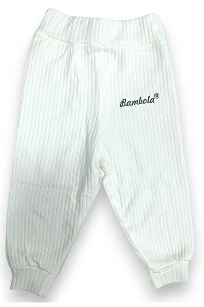 GİRL EMELY Baby Single Bottom 100% Cotton Combed Cotton Reported Pants