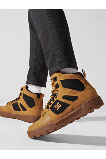 DC Ανδρικά αθλητικά παπούτσια καφέ DC-ADYB100018-WEA