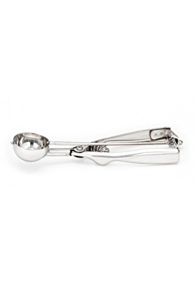 Buççin Metal Pull and Drop Ice Cream Scoop Set of 1 Knife Steel White