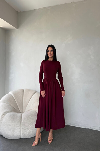 LİLA İSTANBUL Велосипедна коміркова трикотажна сукня (стандартні розміри S/M/L/XL)