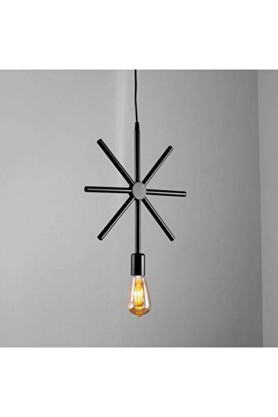 HAMER علاقي أسود بنجمة استيل مميزة.