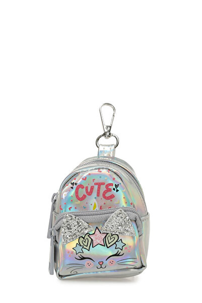 Polaris CUT CAT BZK 5PR Gümüş Kız Çocuk Bozuk Para Cüzdanı