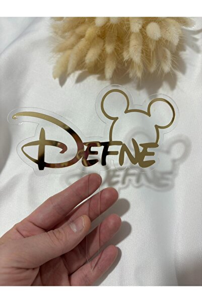 NaturessCo زينة الكيك، فرشاة تنظيف الأسنان لتزيين الكيك، زينة كيك ميكي ماوس لعيد الميلاد، شفافة وفضية ذهبية من البليكسي