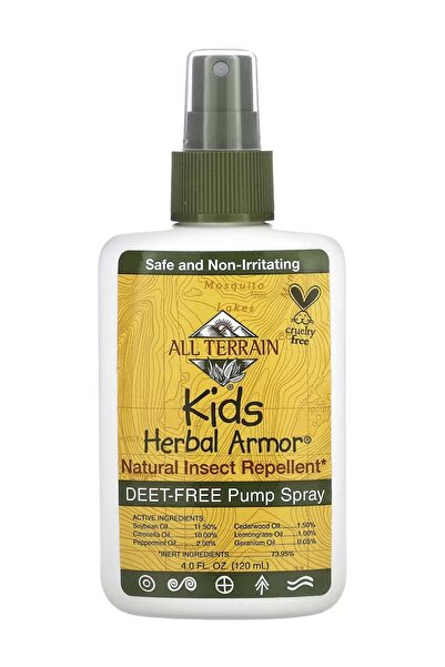 All Terrain Kids Herbal Armor Natural Insect Repellent 4 oz 120 ml