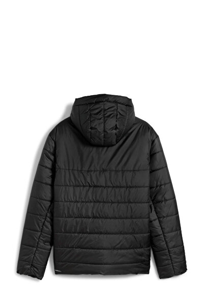 Puma Μαύρο ανδρικό φούτερ με φερμουάρ ESS Hooded Padded Jacket