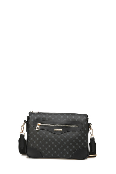 Butigo MNG MULTIBLM CPRZ 5PR Чорна жіноча сумка через плече