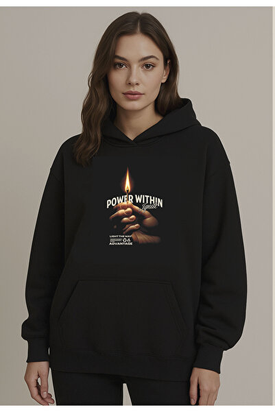 Advantage Hanorac cu glugă pentru femei cu design gotic