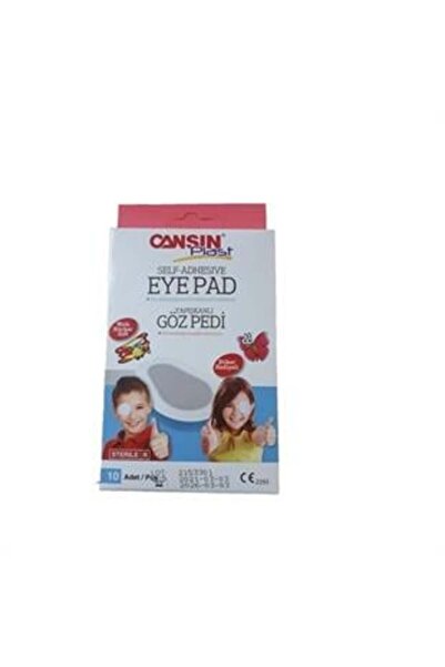 CANSIN Plast Yapışkanlı Göz Pedi Çocuk 6,5 x 9,5 cm 10'lu
