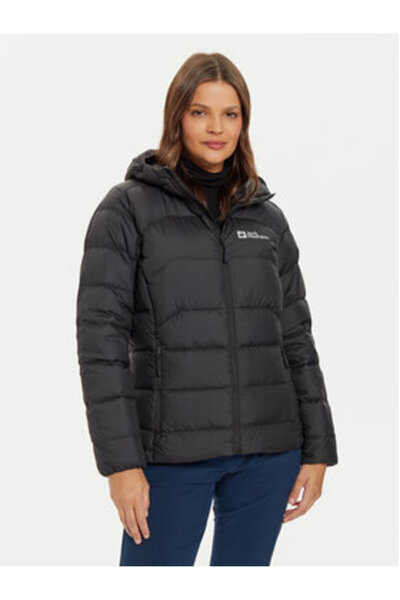 Jack Wolfskin Γυναικείο Μπουφάν με Πούπουλα μαύρο JACK WOLFSKIN-A60330-6000 μ...