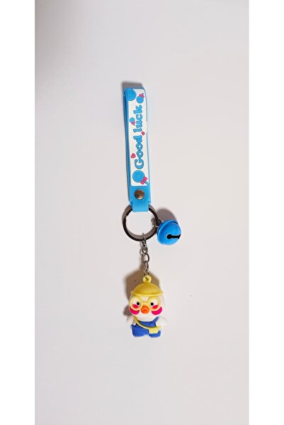 Lisinya Breloc Rață în Salopetă Albastră TYGOO