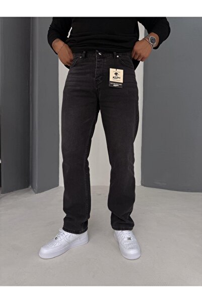 Baycombine35 Широки черни панталони