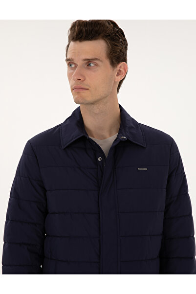 Pierre Cardin Lacivert Gömlek Yaka Mont 50313938-VR033