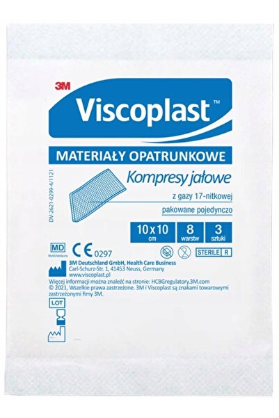 Other Comprese sterile 17 fire 8 straturi 10 x 10 cm 3 bucăți