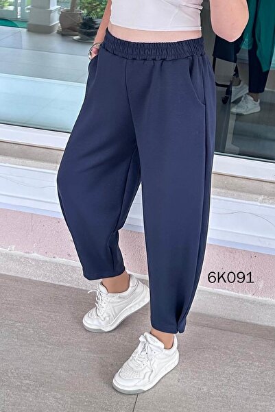 İnce Topuk Modal Fabric Harem Pants 6K091