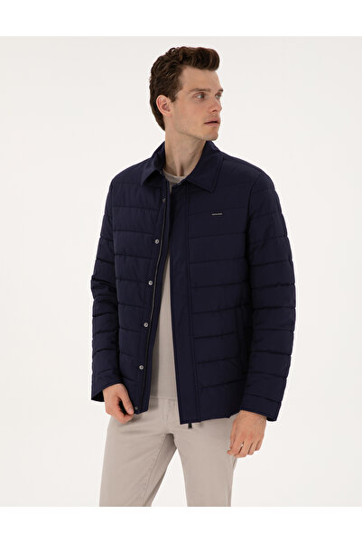 Pierre Cardin Lacivert Gömlek Yaka Mont 50313938-VR033