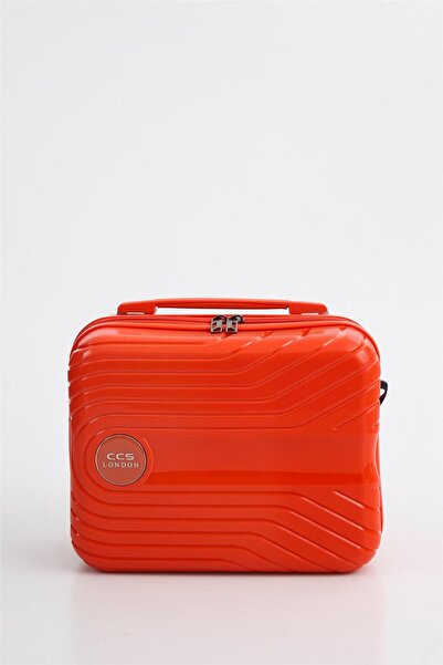 ÇÇS 2'li Valiz Seti 5239 Kırılmaz Valiz Kabin Boy Ve Makyaj Çantası