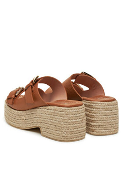 Pollini Γυναικείες εσπαντρίγιες καφέ POLLINI-SA28268I0MTD0230 SABOTD.ARIA80 V...