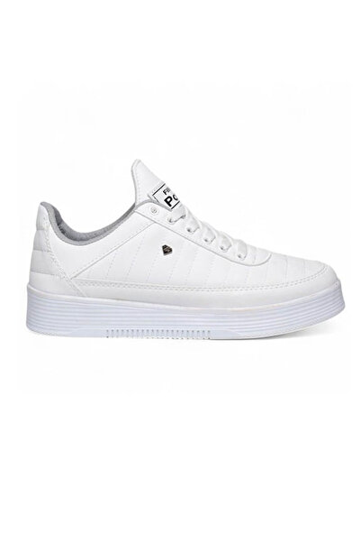 ULUSOY Pantofi sport pentru bărbați Filling Polo 074 Yz01C074 SKIN WHITE WHITE