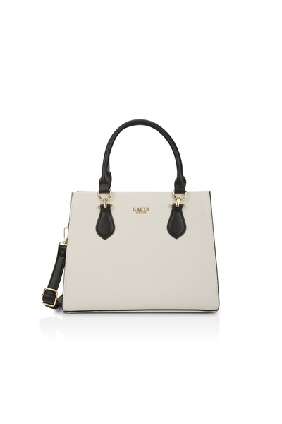 Lavie Luxe حقيبة ويلا النسائية ذات الثلاث حجرات (أبيض فاتح)