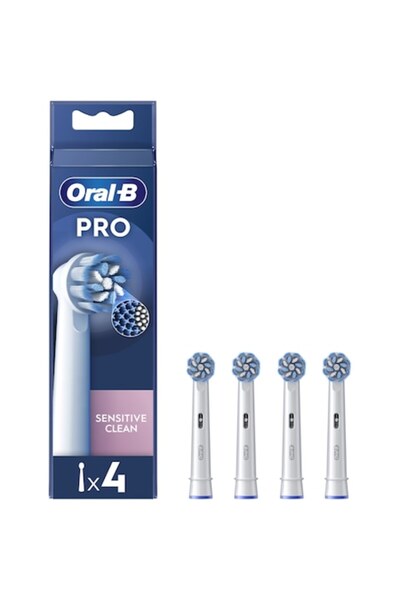 Oral-B Replacement Heads for Electric Toothbrush Sensitive Clean Pro, 4 pcs