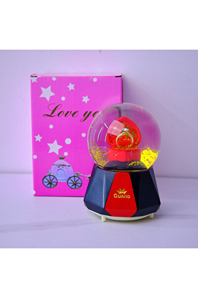 velve Decoratiune muzicala sub forma de glob, cu inel in interior, 15cm, Negru