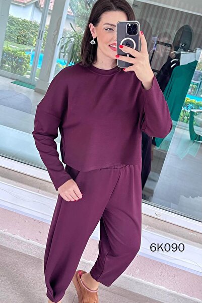 İnce Topuk Modal Fabric Shalwar Suit 6K090