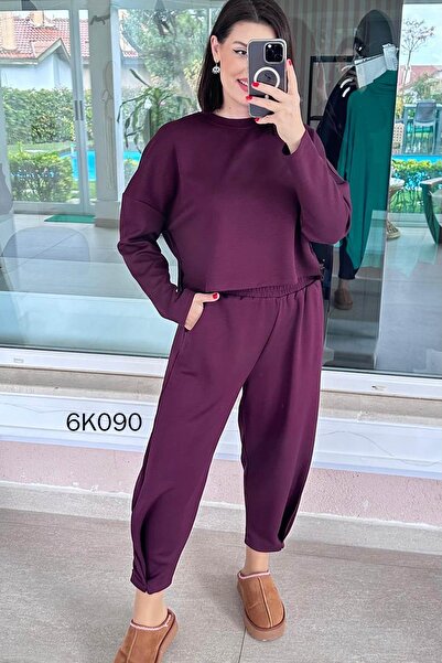 İnce Topuk Modal Fabric Shalwar Suit 6K090